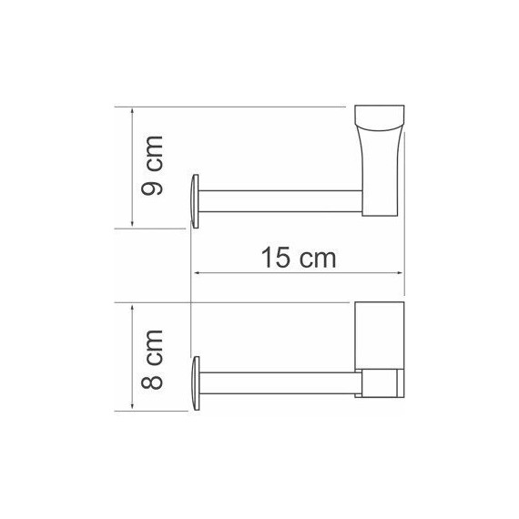 Держатель для туалетной бумаги WasserKraft Leine K-5096 - фото 3