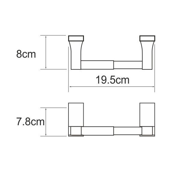 Держатель для туалетной бумаги WasserKraft Lopau K-6022 - фото 3