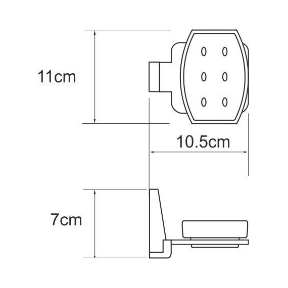 Мыльница WasserKraft Lopau K-6029 - фото 4