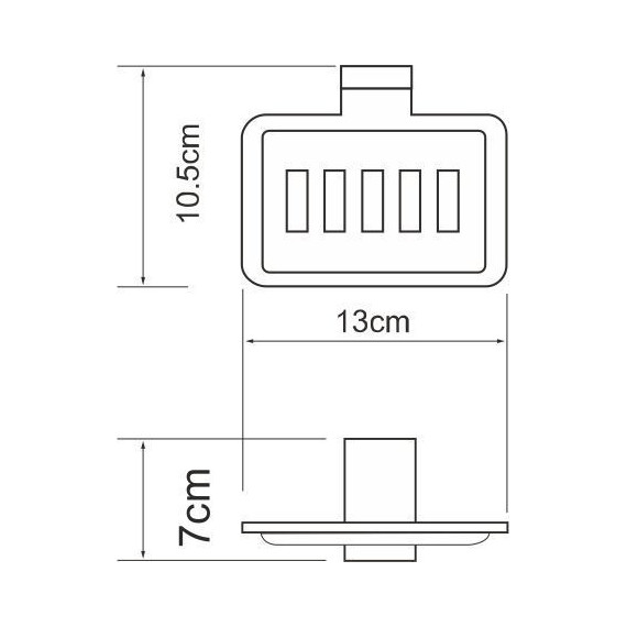Мыльница WasserKraft Lopau K-6069 - фото 4