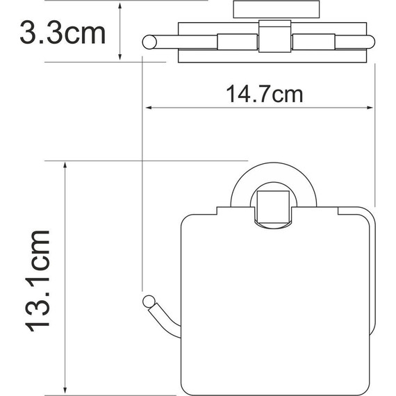 Держатель для туалетной бумаги WasserKraft Rhein K-6225 - фото 3