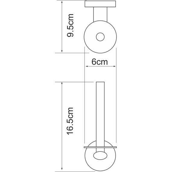 Держатель для туалетной бумаги WasserKraft Rhein K-6297 - фото 3