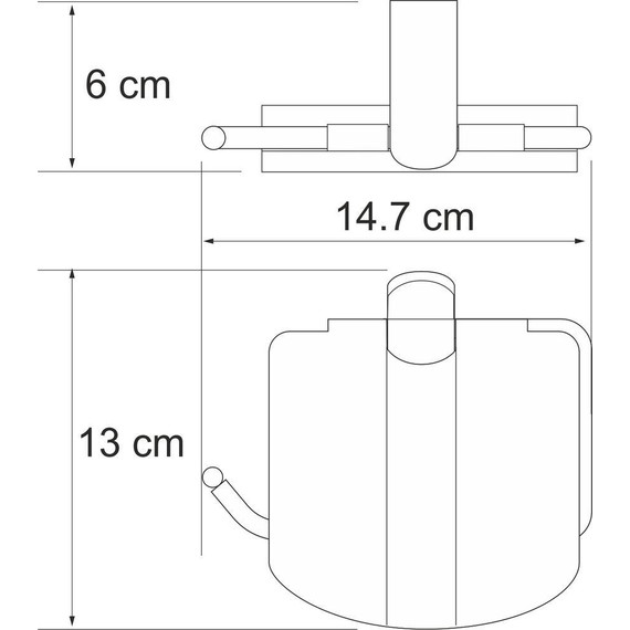 Держатель для туалетной бумаги WasserKraft Berkel K-6825 - фото 3