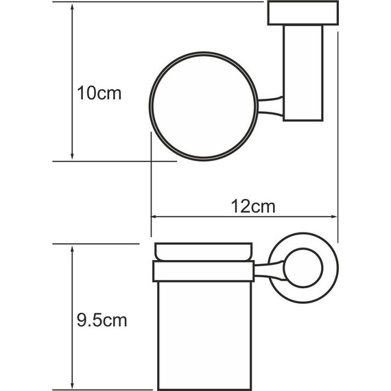 Стакан для зубных щеток WasserKraft Donau K-9428 - фото 3