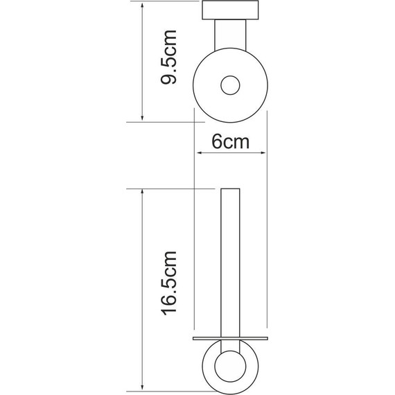 Держатель для туалетной бумаги WasserKraft Donau K-9497 - фото 3