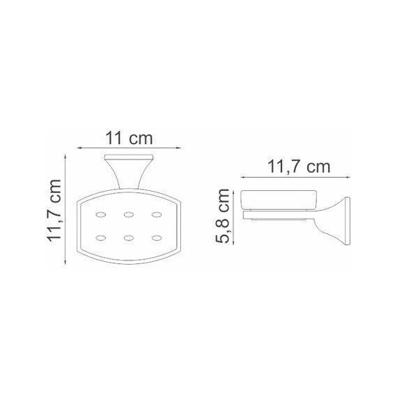 Мыльница WasserKraft Wern K-2529 - фото 3