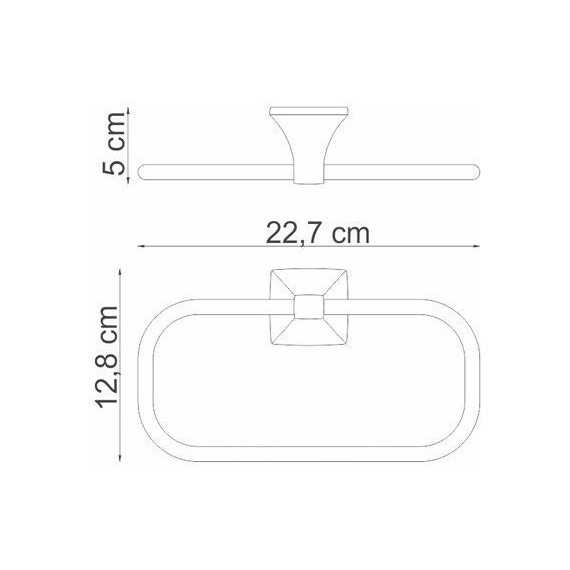 Кольцо для полотенец WasserKraft Wern K-2560 - фото 3
