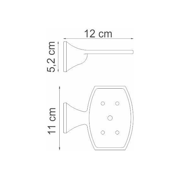 Мыльница WasserKraft Wern K-2569 - фото 3
