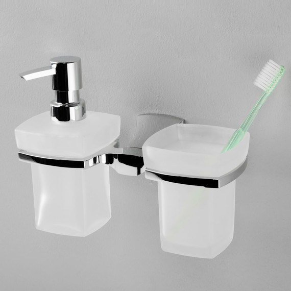 Держатель стакана и дозатор для жидкого мыла WasserKraft Wern K-2589 - фото 2