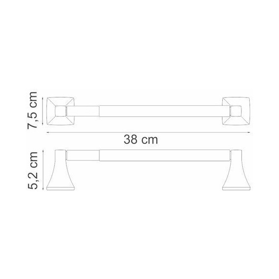 Полотенцедержатель WasserKraft Wern K-2591 - фото 3