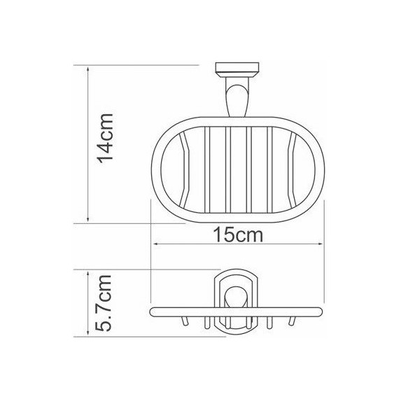 Мыльница WasserKraft Oder K-3069 - фото 3