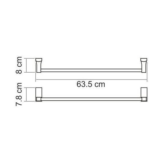 Полотенцедержатель WasserKraft Abens K-3230, цвет чёрный - фото 3