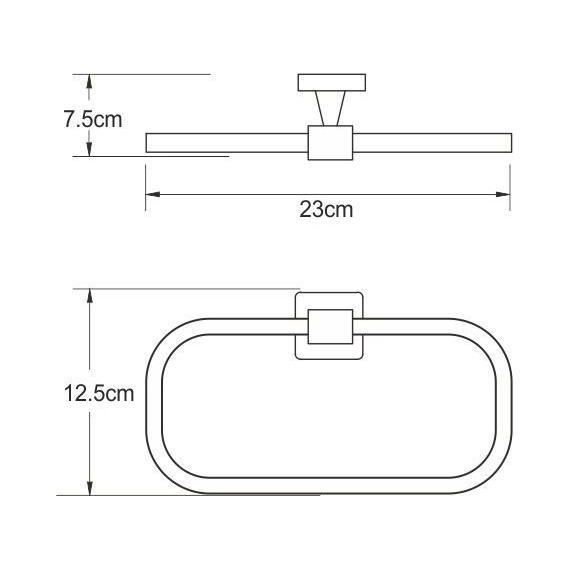 Кольцо для полотенец WasserKraft Dill K-3960 - фото 3