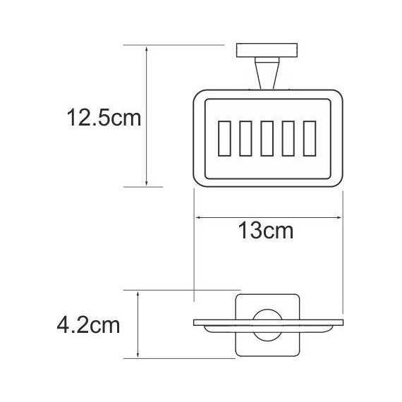 Мыльница WasserKraft Dill K-3969 - фото 4