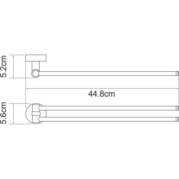 Держатель для полотенец WasserKraft Isen K-4031 - фото 3