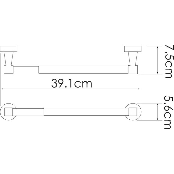 Полотенцедержатель WasserKraft Isen K-4091 - фото 3