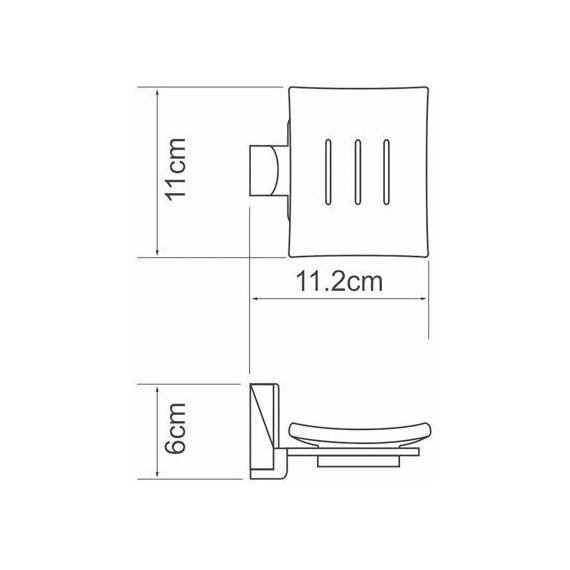 Мыльница WasserKraft Leine K-5029 - фото 3