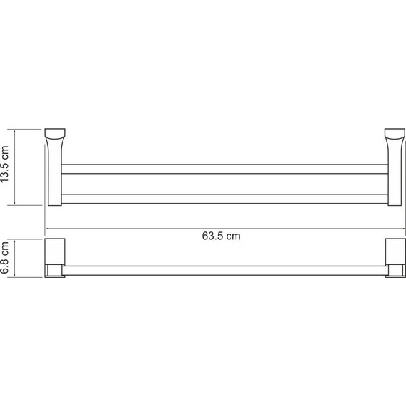 Полотенцедержатель WasserKraft Leine K-5040W - фото 3