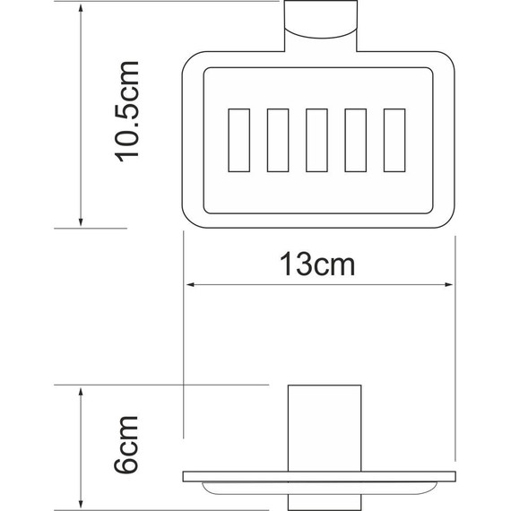 Мыльница WasserKraft Leine K-5069W - фото 3