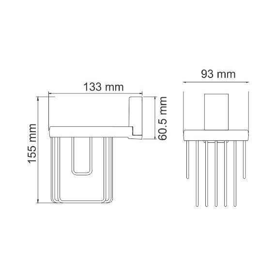 Держатель для освежителя WasserKraft Lopau K-6045 - фото 3