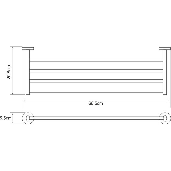 Полка для полотенец WasserKraft Rhein K-6211 - фото 4