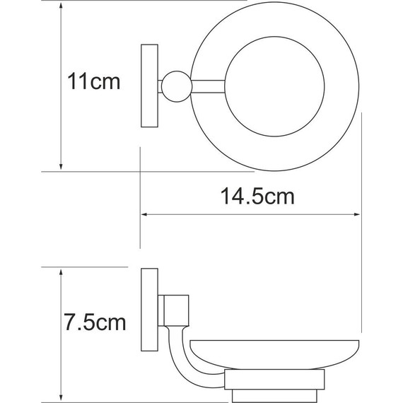 Мыльница WasserKraft Rhein K-6229 - фото 4
