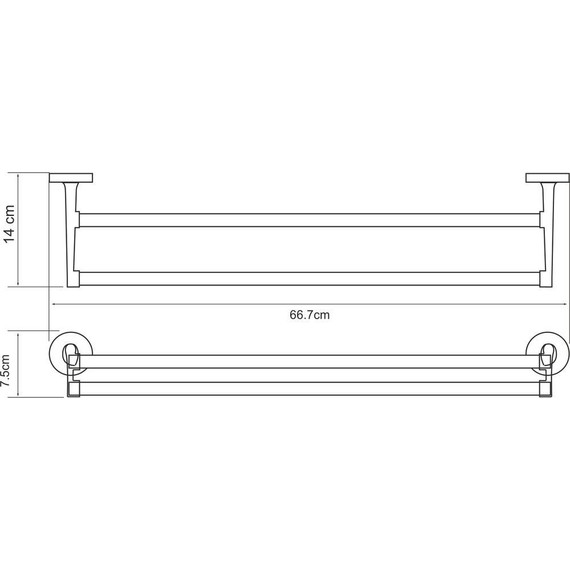 Полотенцедержатель WasserKraft Rhein K-6240 - фото 3