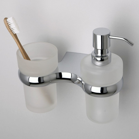 Держатель стакана и дозатор для жидкого мыла WasserKraft Berkel K-6889 - фото 2