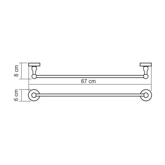Полотенцедержатель WasserKraft Regen K-6930 - фото 3