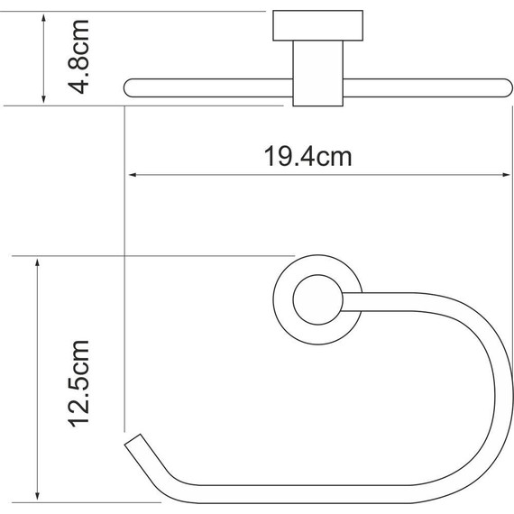 Кольцо для полотенец WasserKraft Donau K-9460 - фото 3
