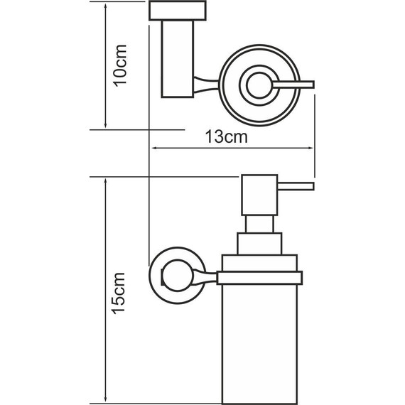 Дозатор для жидкого мыла WasserKraft Donau K-9499 - фото 3