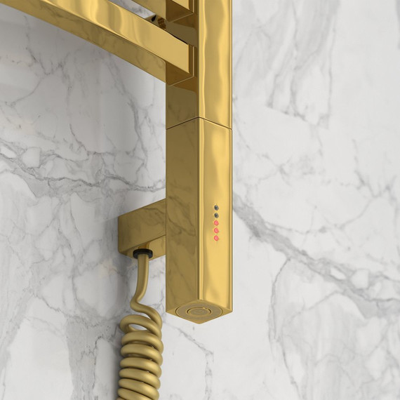 Полотенцесушитель электрический Сунержа Аркус 3.0 П15 800x500 мм 03-5705-8050 R, золото - фото 3