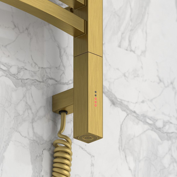 Полотенцесушитель электрический Сунержа Аркус 3.0 П15 800x500 мм 051-5705-8050 R, состаренная латунь - фото 3