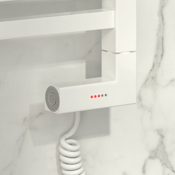 Полотенцесушитель электрический Сунержа Аркус 2.0 П12 600x400 мм 12-5605-6040 R, цвет белый - фото 3