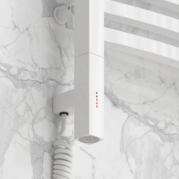 Полотенцесушитель электрический Сунержа Аркус 3.0 П16 1000x500 мм 12-5704-1050 L, белый - фото 3