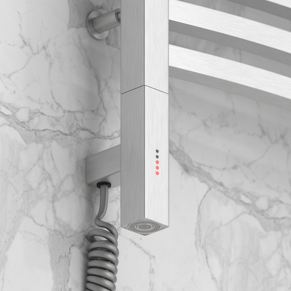 Полотенцесушитель электрический Сунержа Аркус 3.0 П20 1200x600 мм 12-5704-1260 L, белый - фото 3