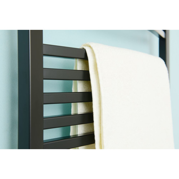 Полотенцесушитель электрический Сунержа Аркус 3.0 П20 1200x600 мм 31-5704-1260 L, чёрный матовый - фото 4