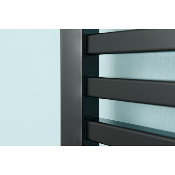 Полотенцесушитель электрический Сунержа Аркус 3.0 П12 600x400 мм 31-5705-6040 R, чёрный матовый - фото 5