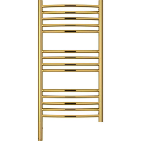 Полотенцесушитель электрический Сунержа Богема 3.0 П14 800x400 мм (выгнутая перемычка) 03-5802-8040 L, золото - фото 2