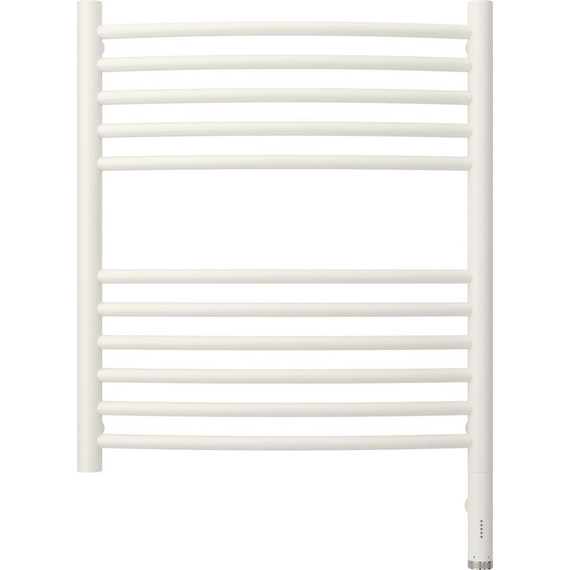 Полотенцесушитель электрический Сунержа Богема 3.0 П11 600x500 мм (выгнутая перемычка) 30-5803-6050 R, белый матовый - фото 2