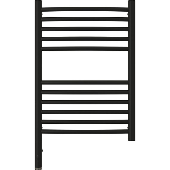 Полотенцесушитель электрический Сунержа Богема 3.0 П11 600x400 мм (выгнутая перемычка) 31-5802-6040 L, чёрный матовый - фото 2