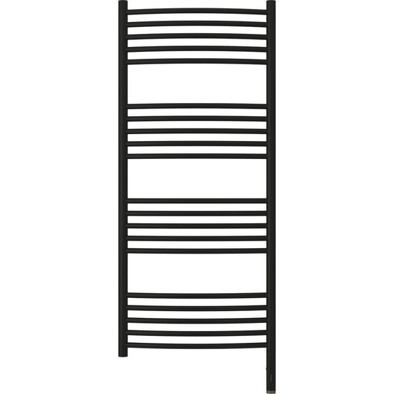 Полотенцесушитель электрический Сунержа Богема 3.0 П20 1200x500 мм (выгнутая перемычка) 31-5803-1250 R, чёрный матовый - фото 2