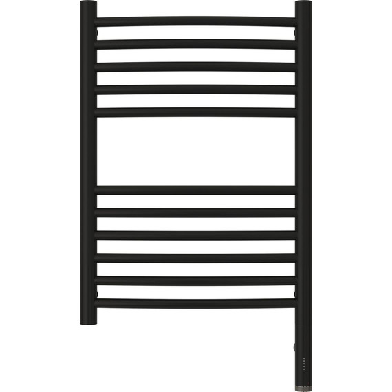 Полотенцесушитель электрический Сунержа Богема 3.0 П11 600x400 мм (выгнутая перемычка) 31-5803-6040 R, чёрный матовый - фото 2