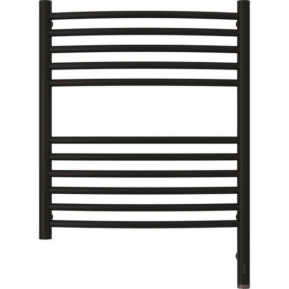 Полотенцесушитель электрический Сунержа Богема 3.0 П11 600x500 мм (выгнутая перемычка) 31-5803-6050 R, чёрный матовый - фото 2
