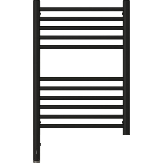 Полотенцесушитель электрический Сунержа Богема 3.0 П11 600x400 мм (прямая перемычка) 31-5804-6040 L, чёрный матовый - фото 2