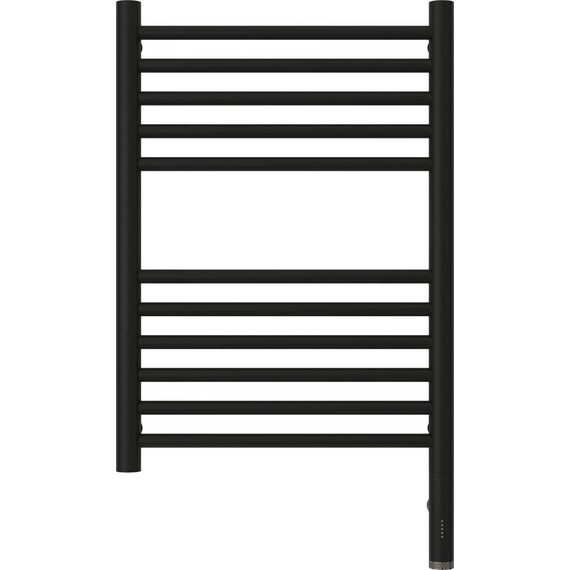 Полотенцесушитель электрический Сунержа Богема 3.0 П11 600x400 мм (прямая перемычка) 31-5805-6040 R, чёрный матовый - фото 2