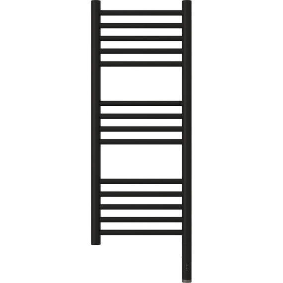 Полотенцесушитель электрический Сунержа Богема 3.0 П14 800x300 мм (прямая перемычка) 31-5805-8030 R, чёрный матовый - фото 2