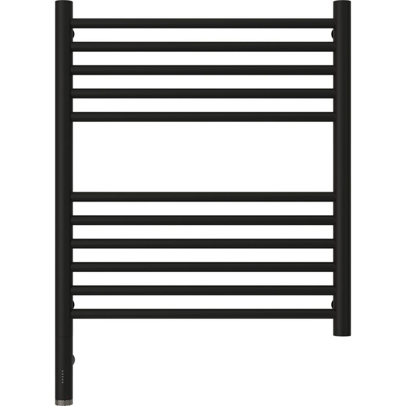 Полотенцесушитель электрический Сунержа Богема 3.0 П11 600x500 мм (прямая перемычка) 31-5804-6050 L, чёрный матовый - фото 2