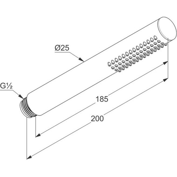 Ручной душ Kludi Nova Fonte 1S 3912053-00, белый матовый - фото 2