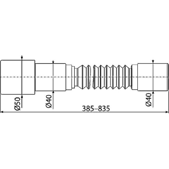 Гибкое соединение Alcadrain A795 - фото 2